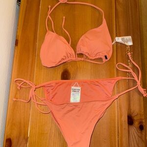 O'Neill Peach Bikini Set